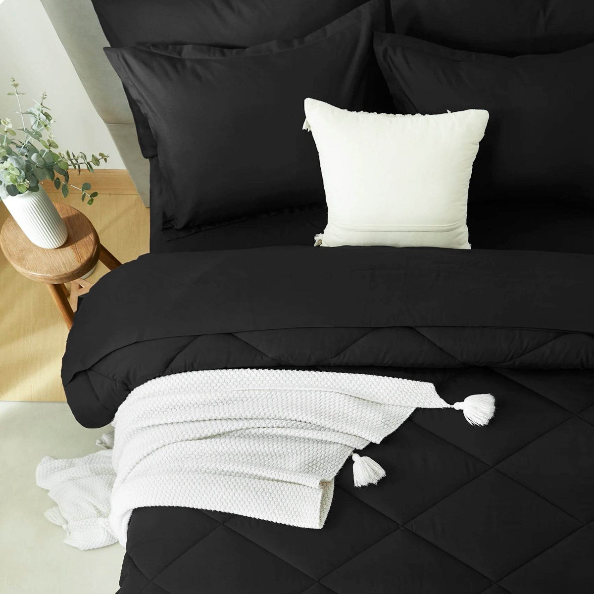Extra Soft 7-Piece Microfiber Comforter Bedding Set - Sleep Galleria