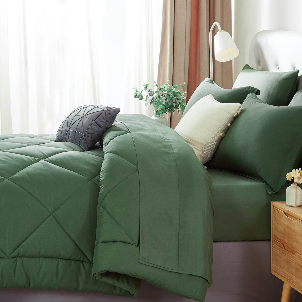 Extra Soft 7-Piece Microfiber Comforter Bedding Set - Sleep Galleria