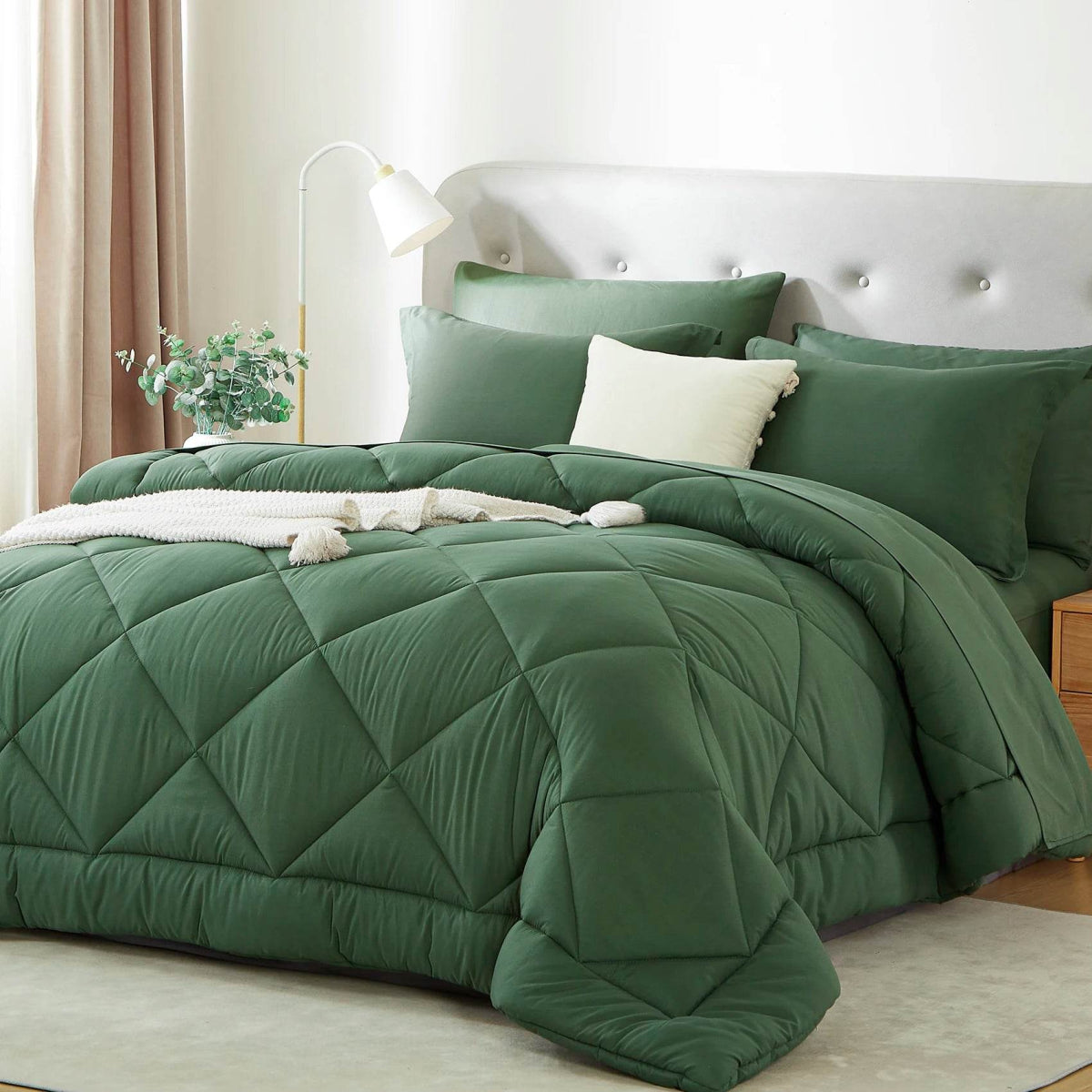 Extra Soft 7-Piece Microfiber Comforter Bedding Set - Sleep Galleria