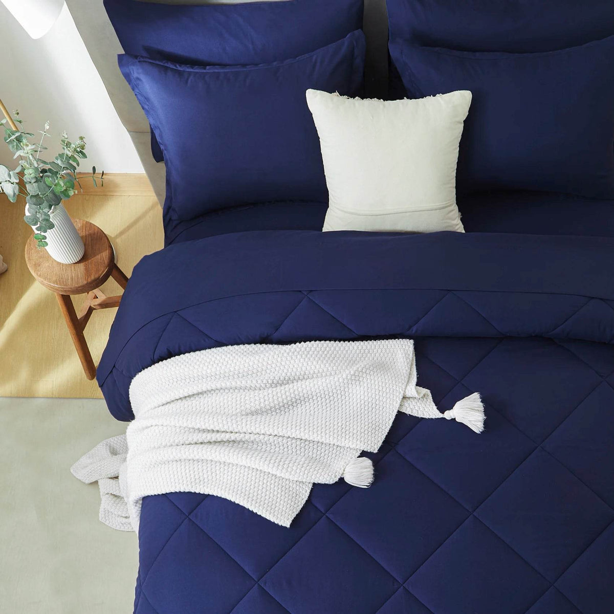 Extra Soft 7-Piece Microfiber Comforter Bedding Set - Sleep Galleria