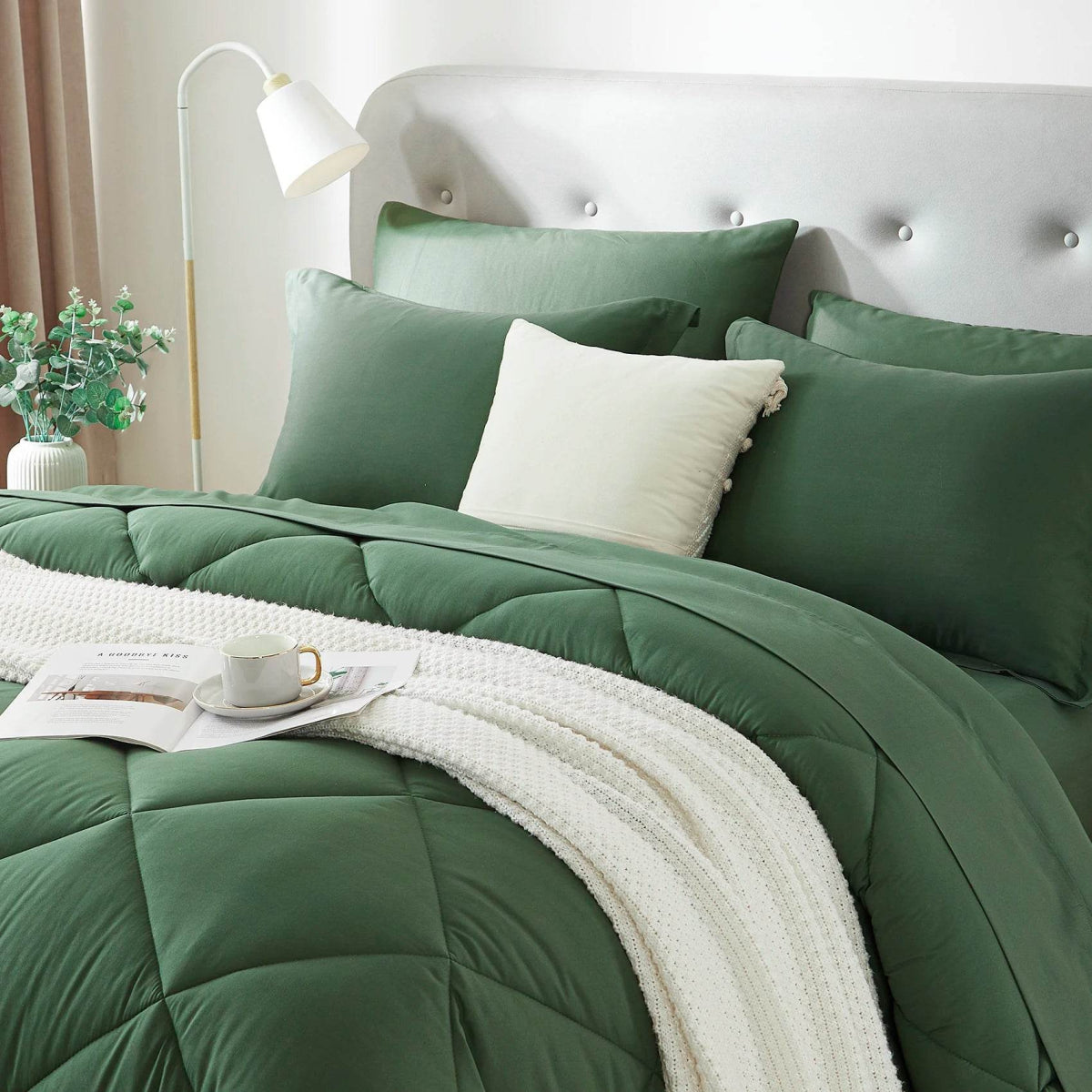 Extra Soft 7-Piece Microfiber Comforter Bedding Set - Sleep Galleria