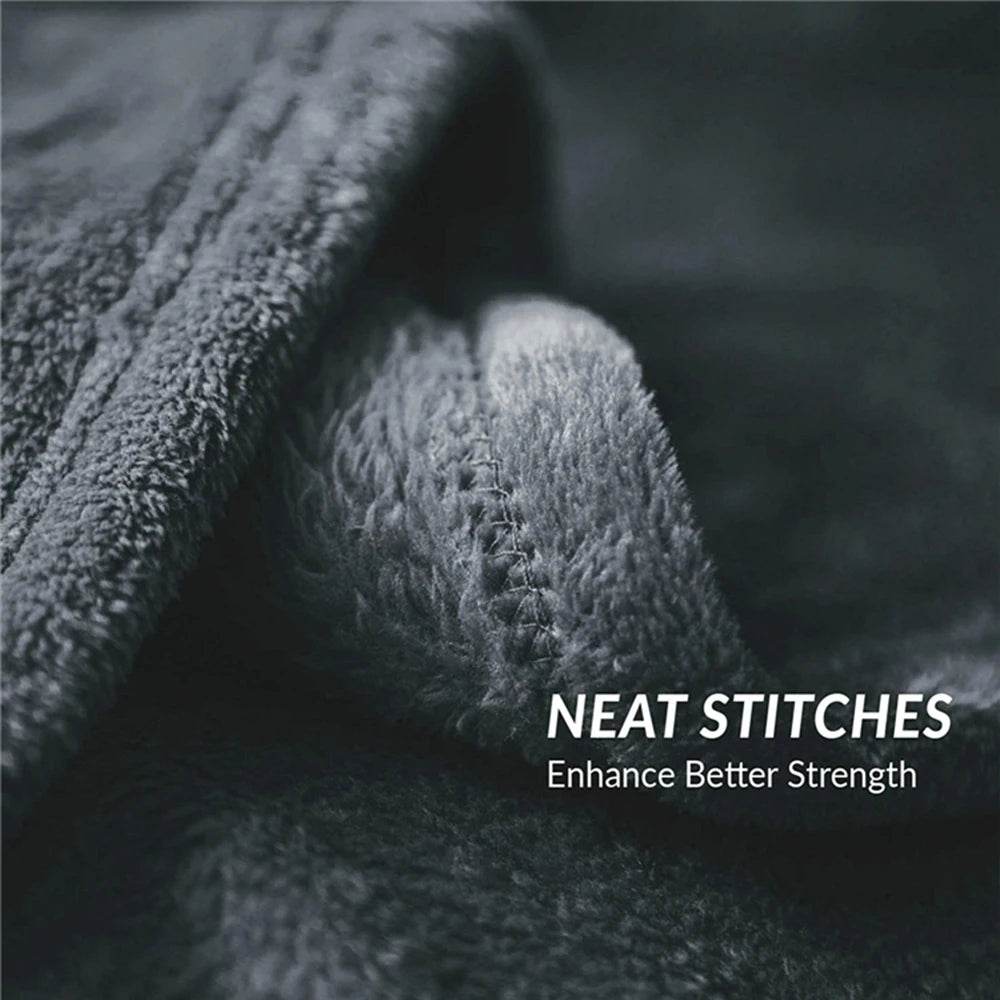 Fluffy Coral Fleece Plush Winter Blanket - Sleep Galleria