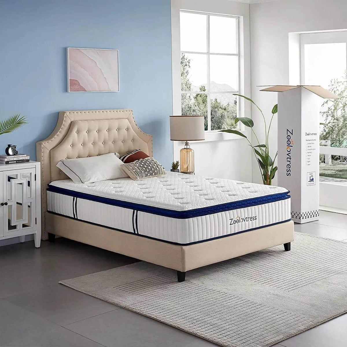 Gel-Infused Hybrid Memory Foam Mattress - Sleep Galleria