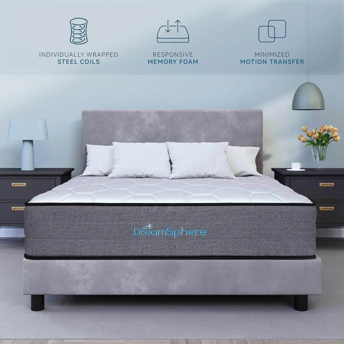 Hybrid Gel Memory Foam Mattress - Sleep Galleria