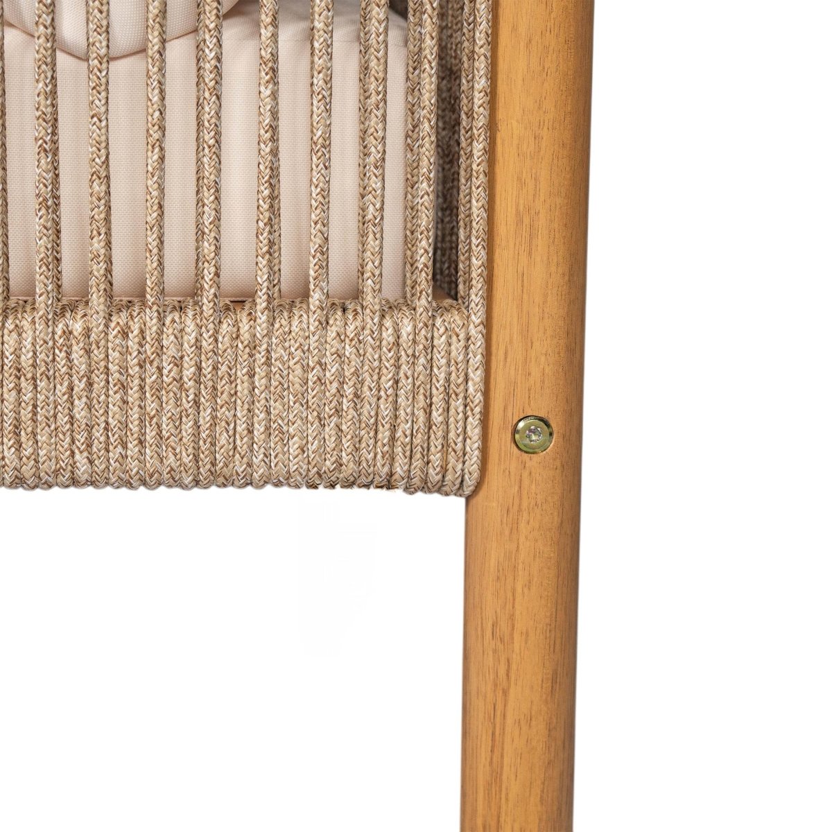 Set Of 2 Modern Outdoor Woven Lounge Chairs With Cushions - Sleep Galleria