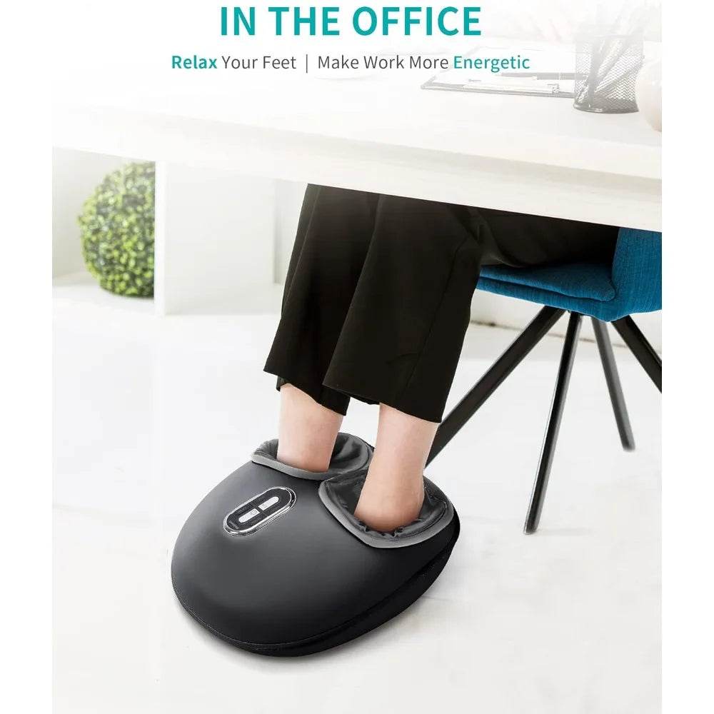 Shiatsu Foot Massager with Heat and Air Compression Therapy - Sleep Galleria