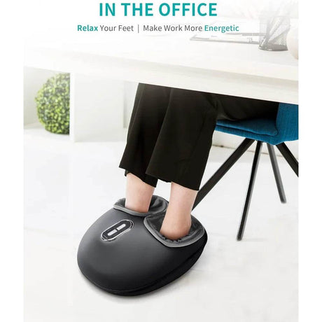 Shiatsu Foot Massager with Heat and Air Compression Therapy - Sleep Galleria