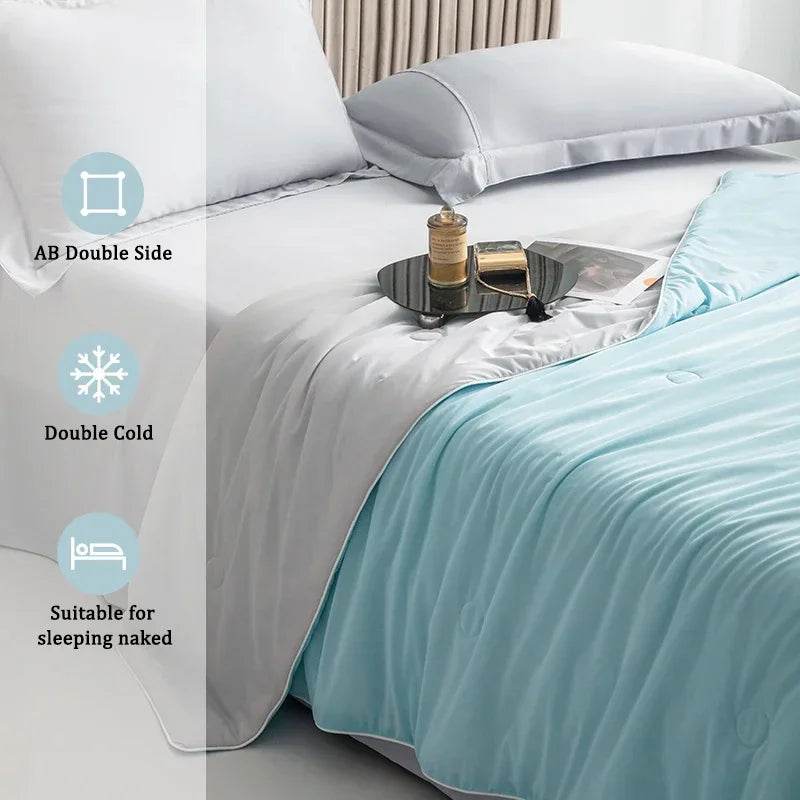 Summer Cooling Double-Sided Lightweight Blanket - Sleep Galleria