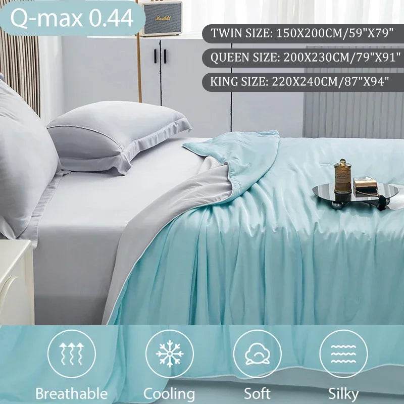 Summer Cooling Double-Sided Lightweight Blanket - Sleep Galleria