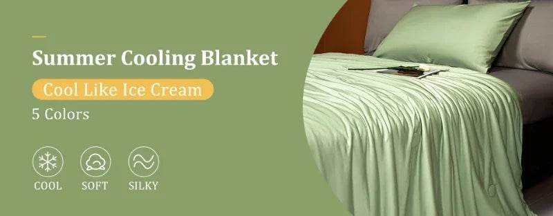 Summer Cooling Double-Sided Lightweight Blanket - Sleep Galleria