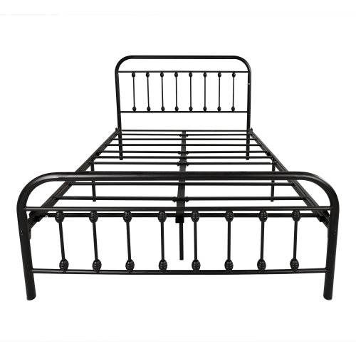 Full Metal Platform Victorian Style Bed Frame - Somnio - Omega Lifestyles