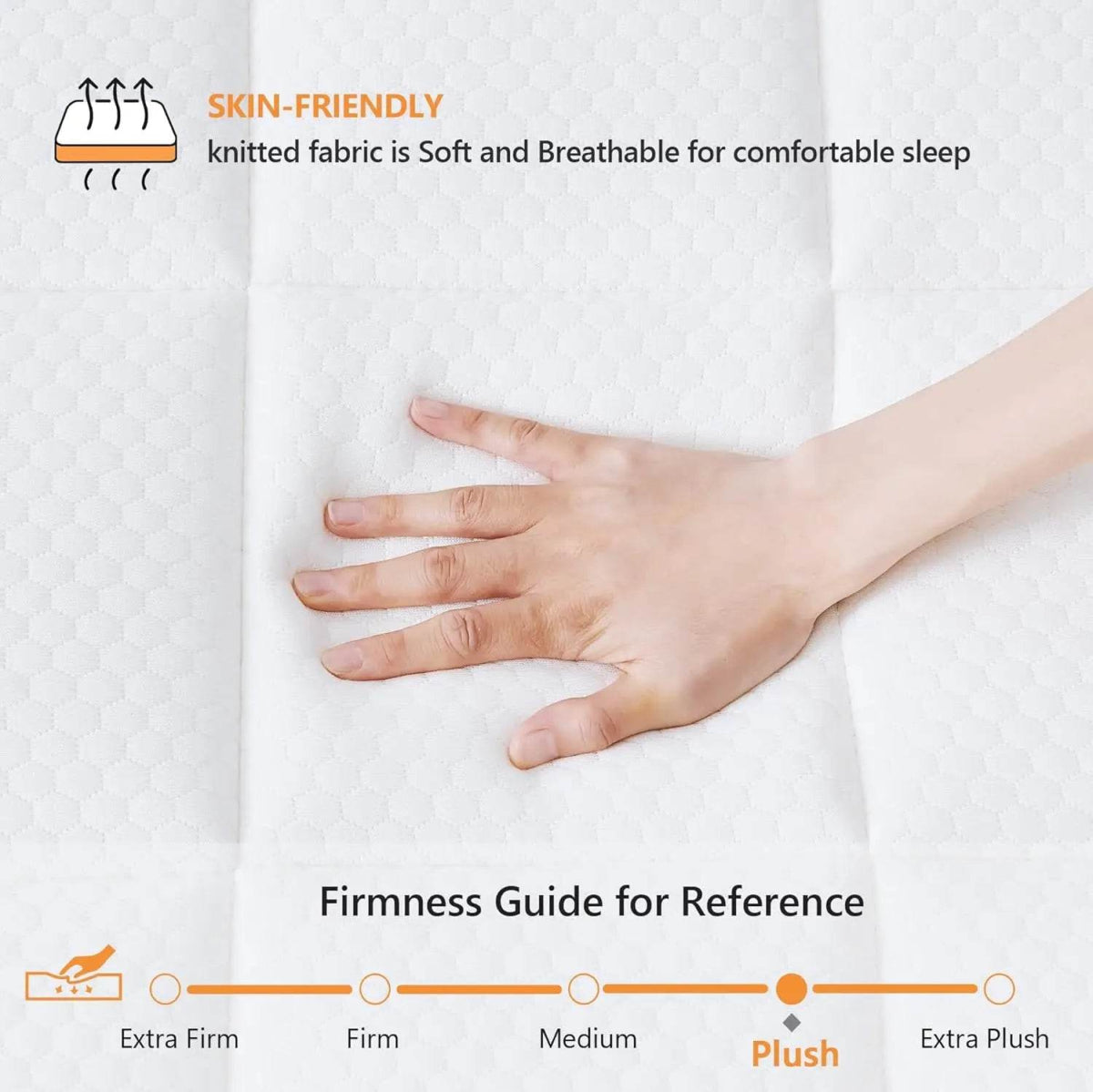 Medium Plush 12-Inch Hybrid Mattress - Sleep Galleria