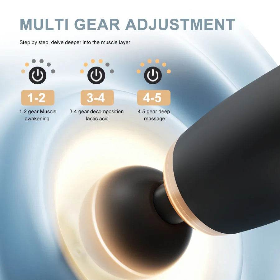 Mini 30-Level Deep Tissue Massage Gun - Sleep Galleria