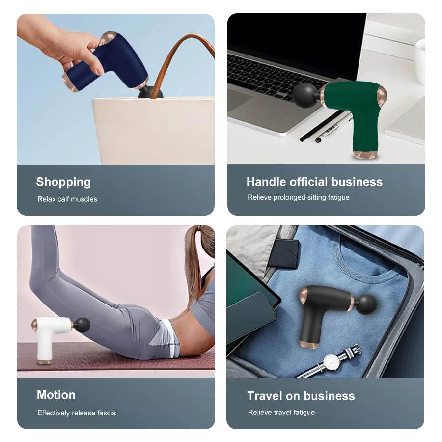 Mini 30-Level Deep Tissue Massage Gun - Sleep Galleria