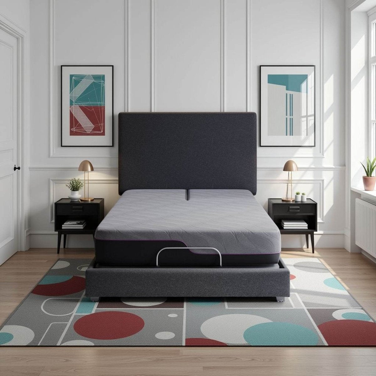 Soft 11 - Inch Flex Top Plush Memory Foam Queen Mattress Bundle - Somnio - Omega Lifestyles