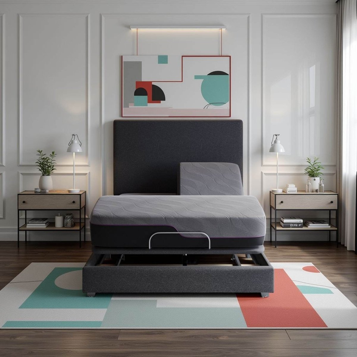 Soft 11 - Inch Flex Top Plush Memory Foam Queen Mattress Bundle - Somnio - Omega Lifestyles