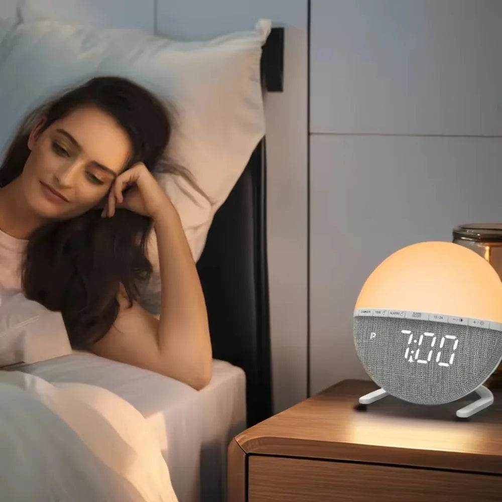 Sunrise Simulation Light Therapy Alarm Clock - Sleep Galleria