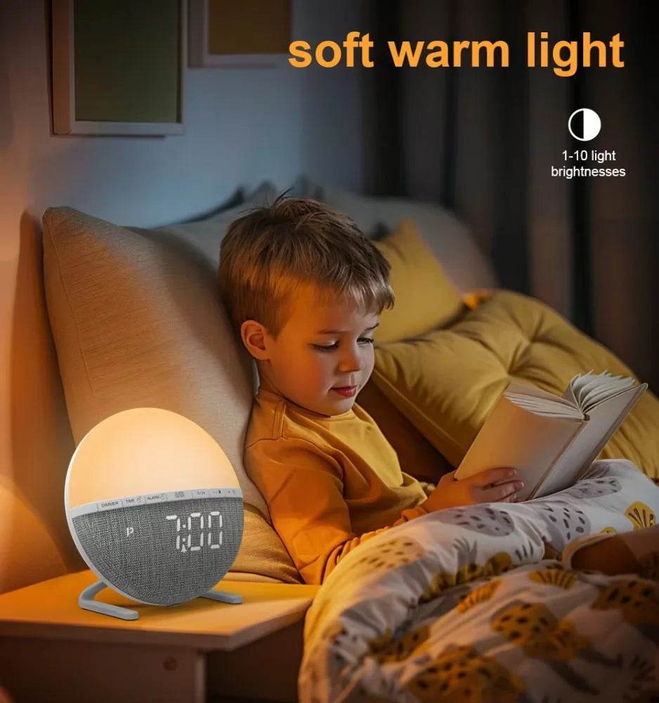 Sunrise Simulation Light Therapy Alarm Clock - Sleep Galleria