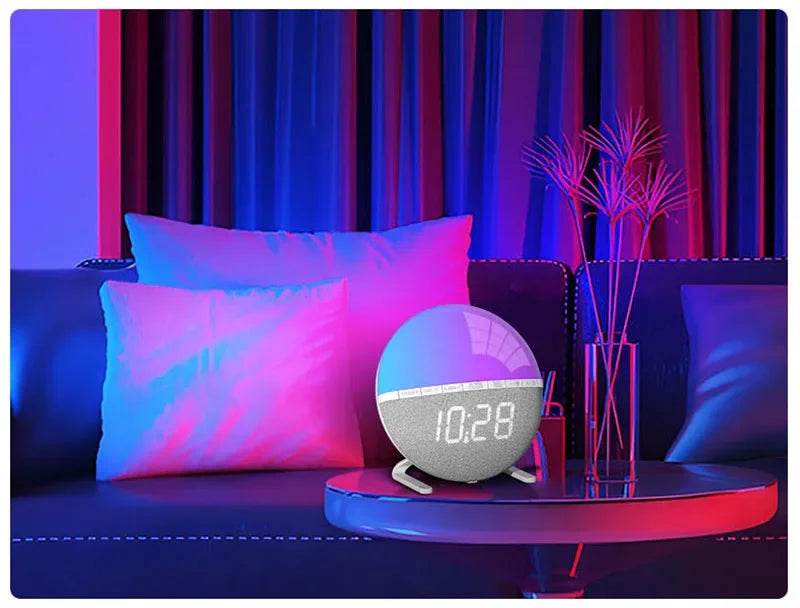 Wake Up Light Sunrise Alarm Clock with Natural Sounds - Sleep Galleria