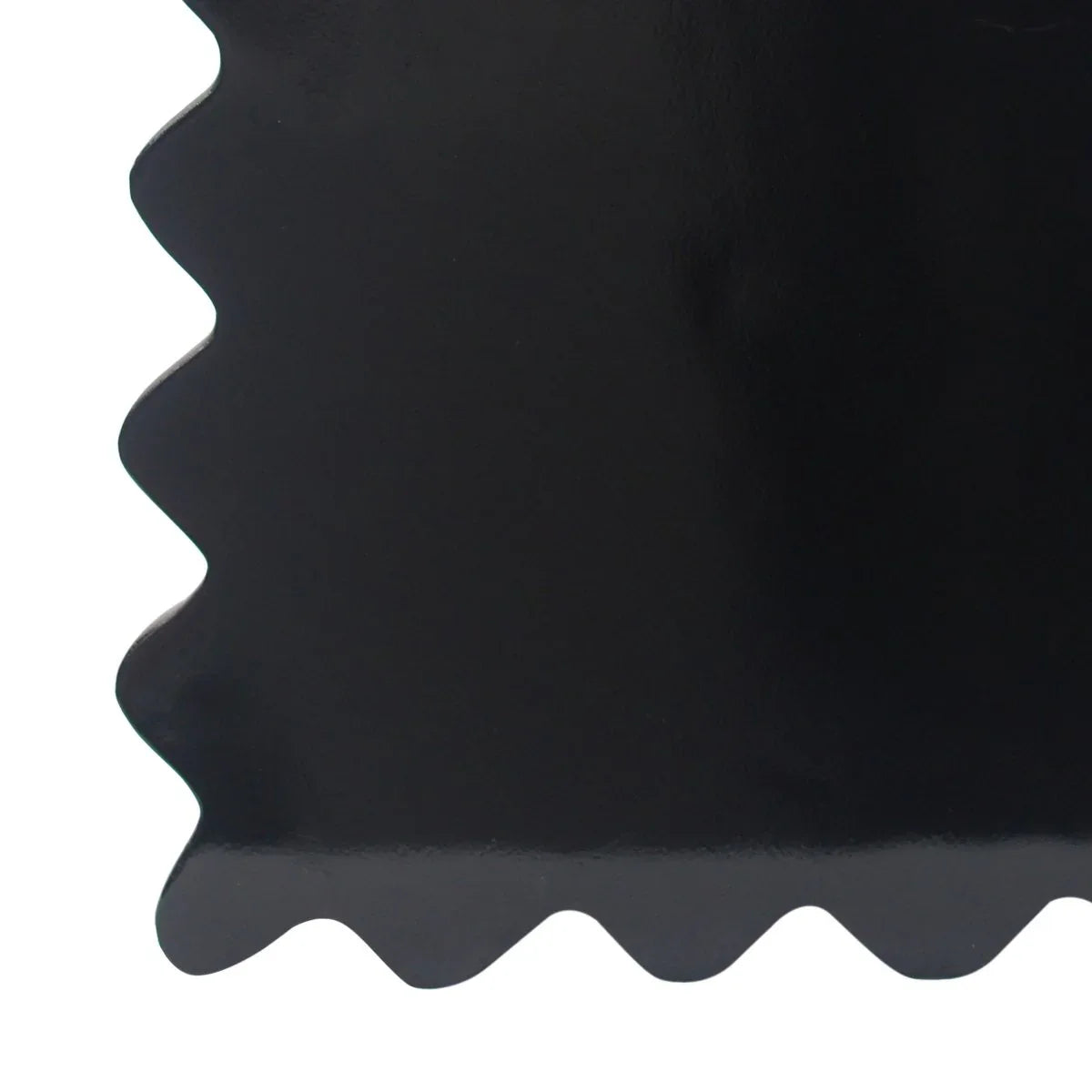 Wave Design Lightweight Concrete Outdoor Patio Side Table - Omega Lifestyles