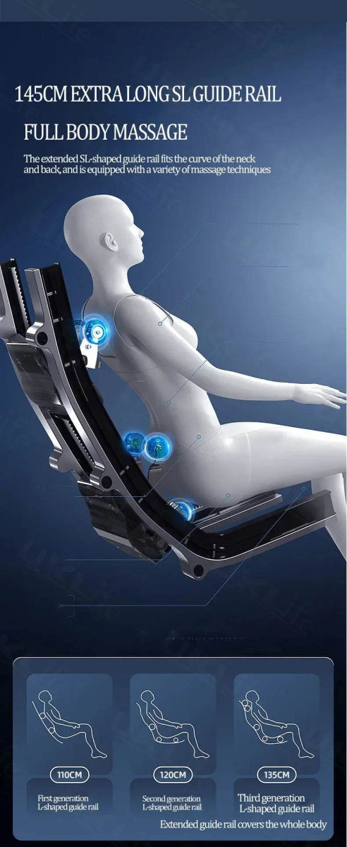 Sorae NimbusCore4D Zero Gravity Massage Chair - Omega Lifestyles