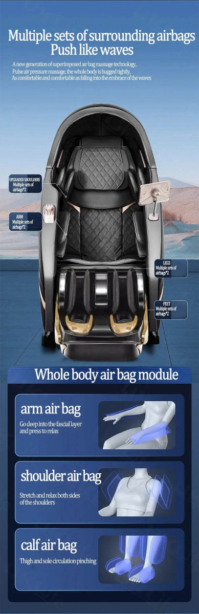 Sorae NimbusCore4D Zero Gravity Massage Chair - Omega Lifestyles