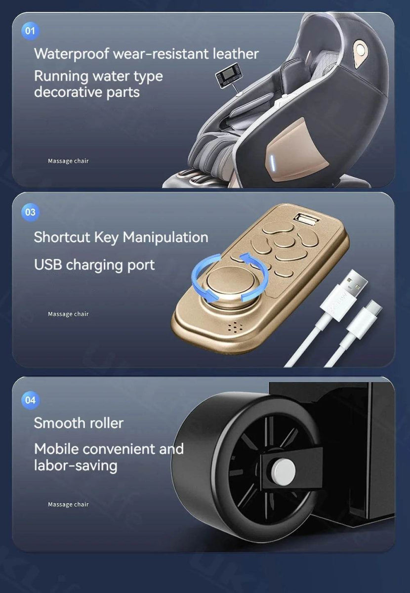 Sorae NimbusCore4D Zero Gravity Massage Chair - Omega Lifestyles