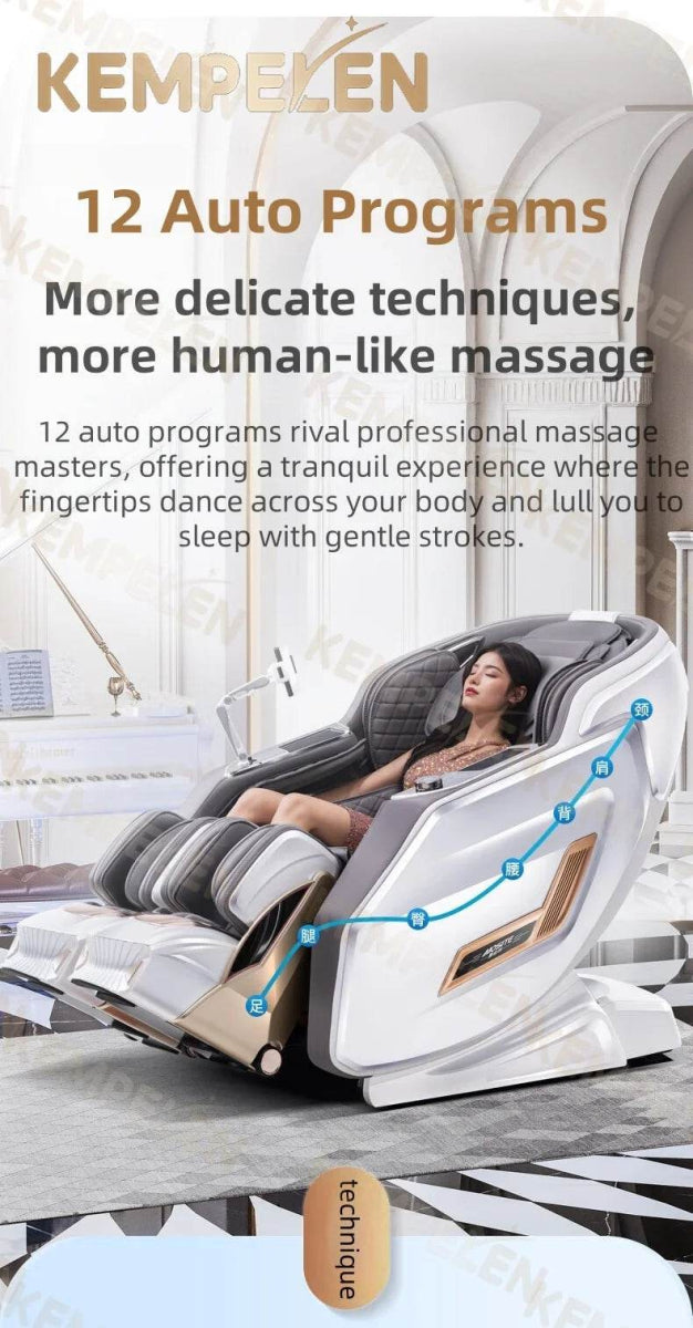 Sorae ZephyrRise 4D Zero-Gravity Massage Chair - Omega Lifestyles
