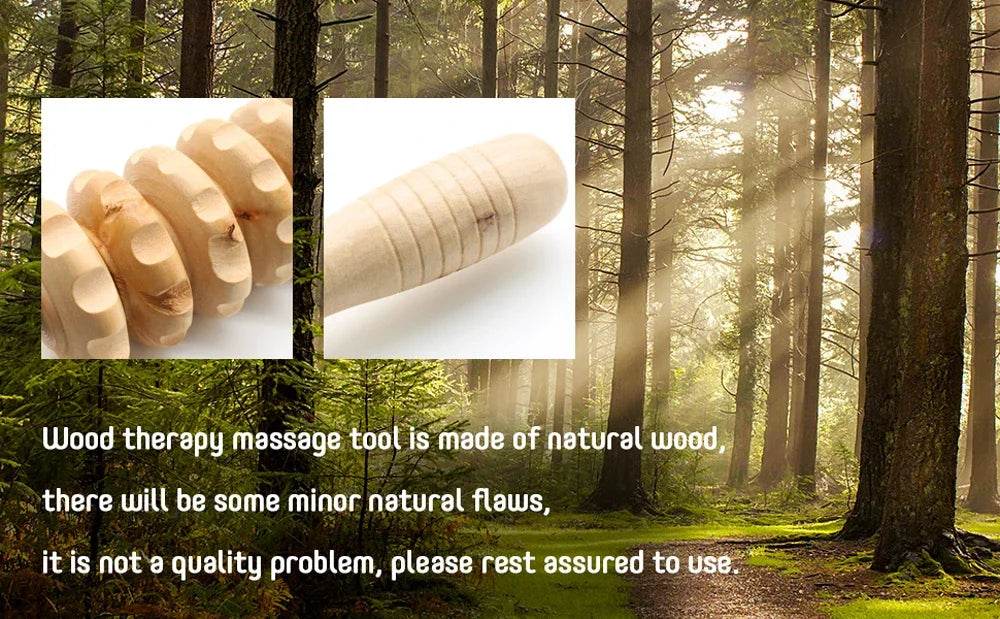 Wooden Curved Body Massage Roller For Cellulite Relief - Sleep Galleria