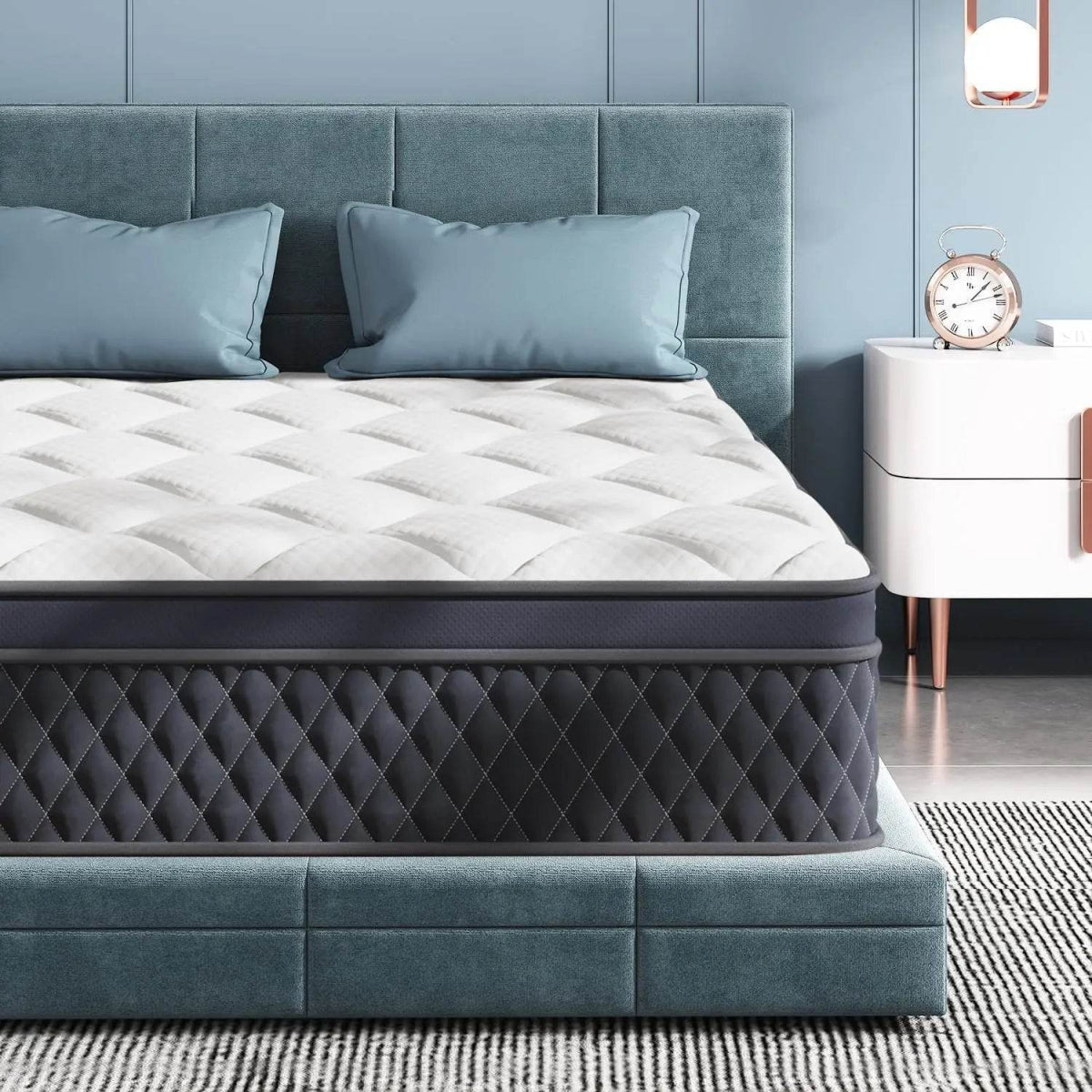 Medium 10-Inch Hybrid Memory Foam Pocket Spring Mattress - Sleep Galleria