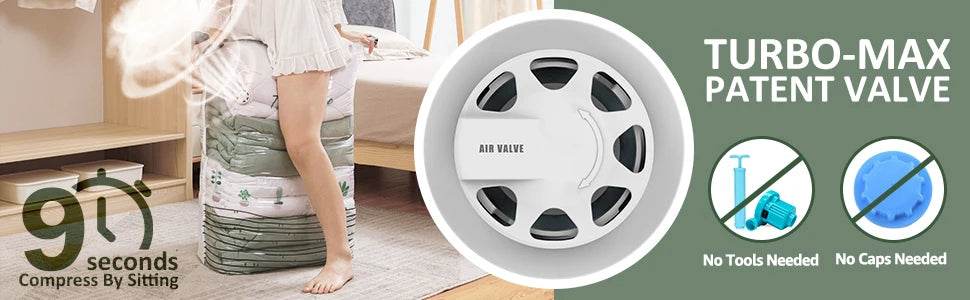 Cubic Vacuum Compression Storage Bags for Clothes and Travel - Omega Lifestyles