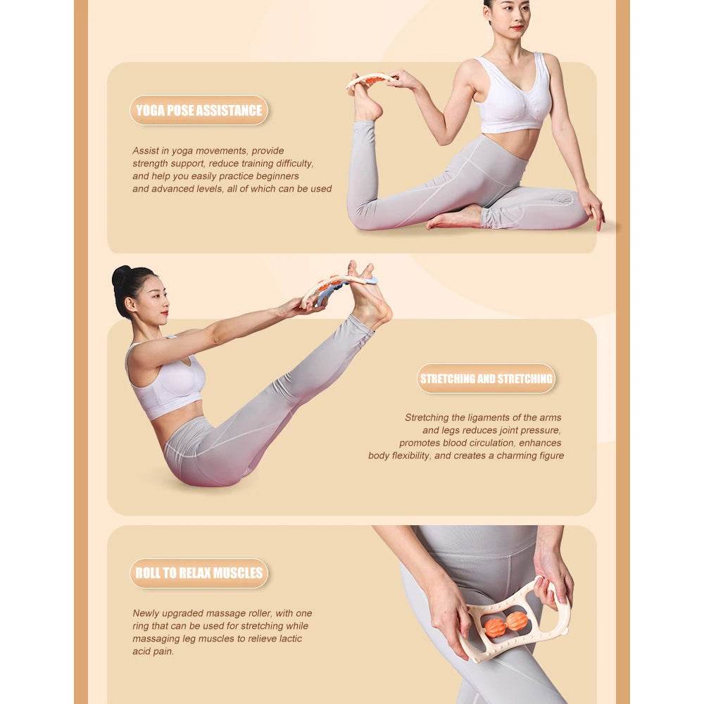 Ergonomic Deep Tissue Muscle Roller For Full Body - Sleep Galleria