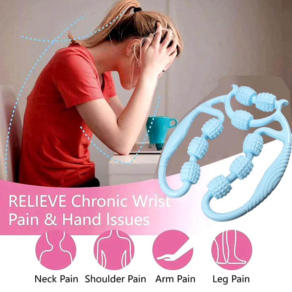 Ergonomic Deep Tissue Muscle Roller For Full Body - Sleep Galleria