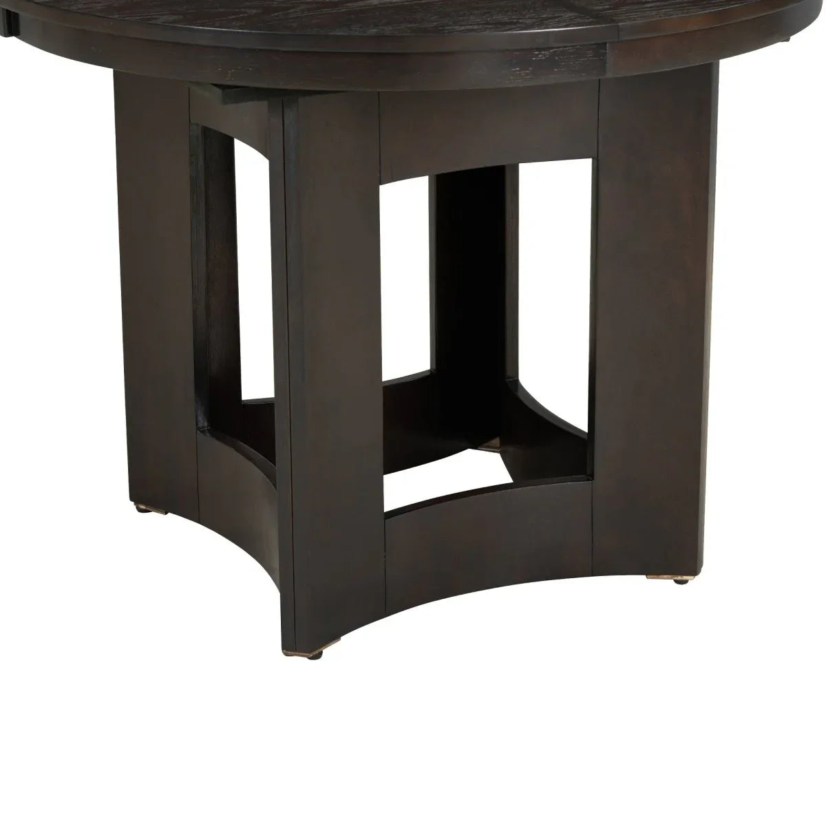 Farmhouse Extendable Round Solid Wood Dining Set - Omega Lifestyles