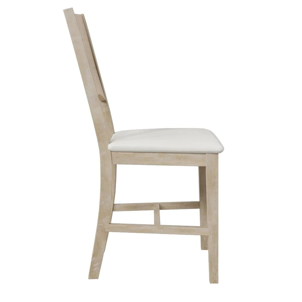 Modern Rubberwood Dining Table Set With Upholstered Seats - Omega Lifestyles