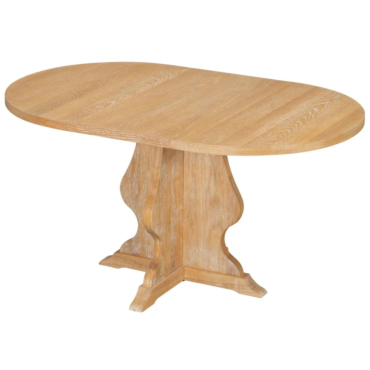 Farmhouse Extendable Solid Wood Dining Table Set - Omega Lifestyles