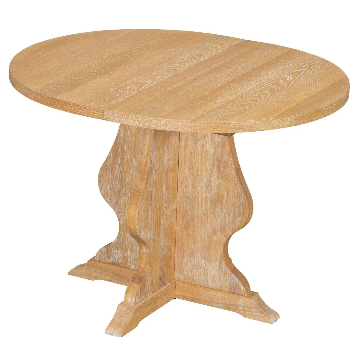 Farmhouse Extendable Solid Wood Dining Table Set - Omega Lifestyles