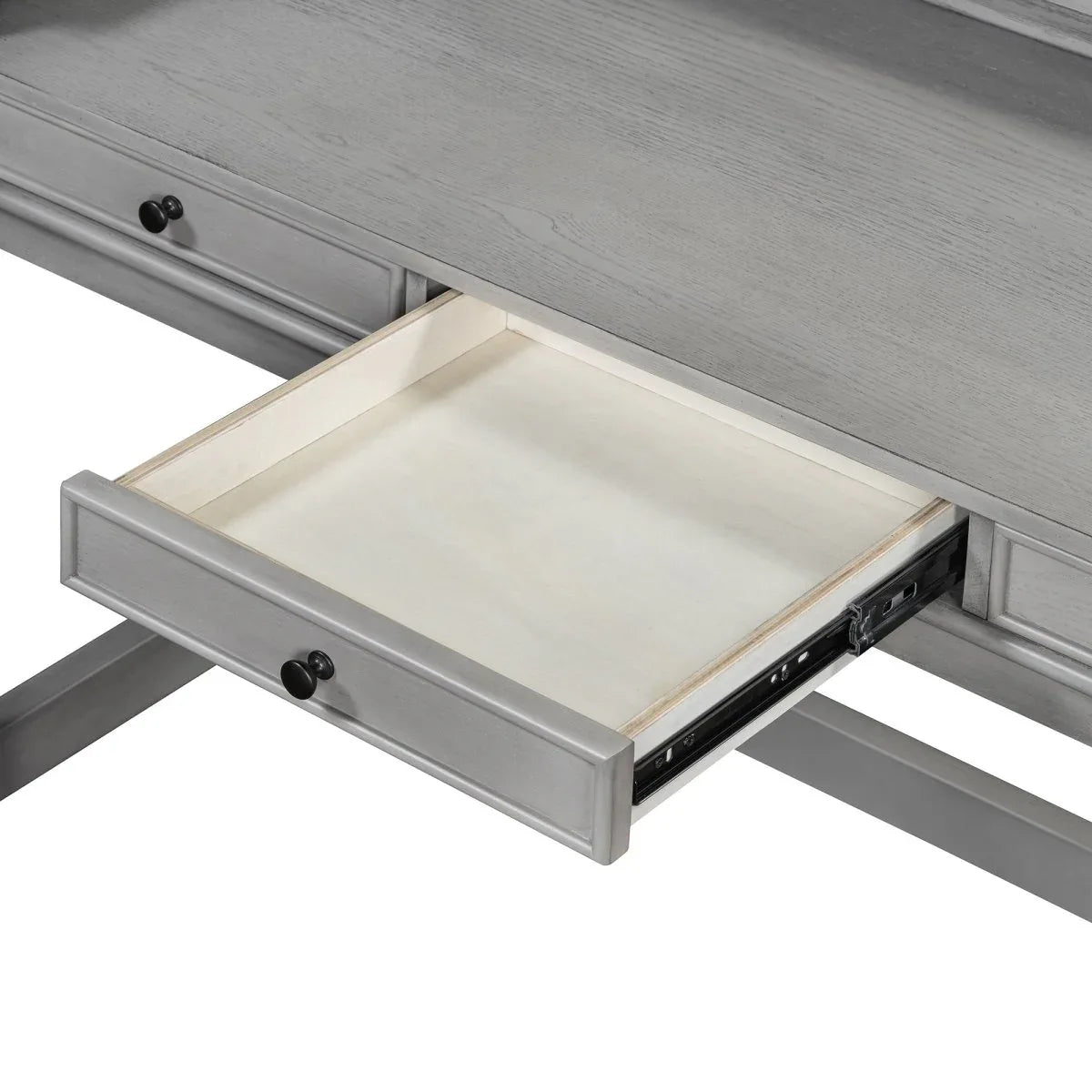 Retro Light Grey Solid Wood Bar Table Dining Set - Omega Lifestyles