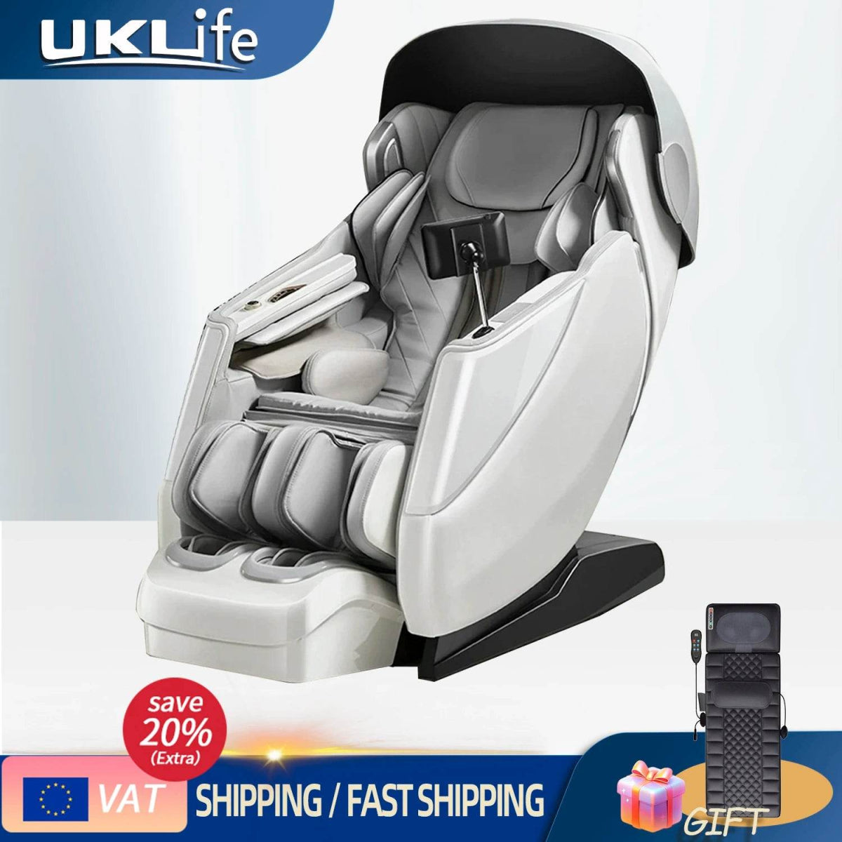 4D SL Airbag Zero Gravity Full Body Massage Chair - Omega Lifestyles