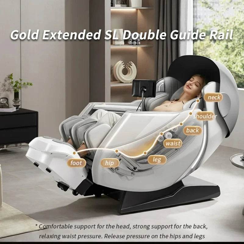 4D SL Airbag Zero Gravity Full Body Massage Chair - Omega Lifestyles