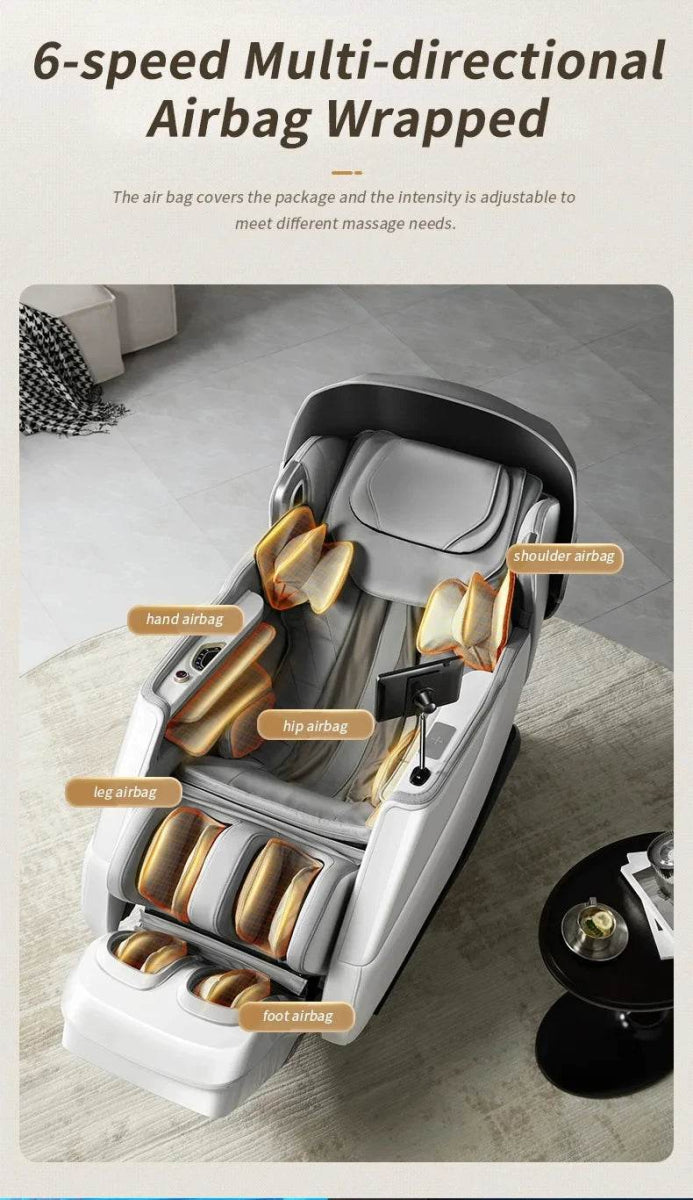 4D SL Airbag Zero Gravity Full Body Massage Chair - Omega Lifestyles