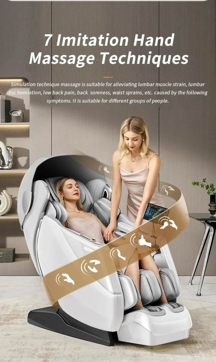 4D SL Airbag Zero Gravity Full Body Massage Chair - Omega Lifestyles