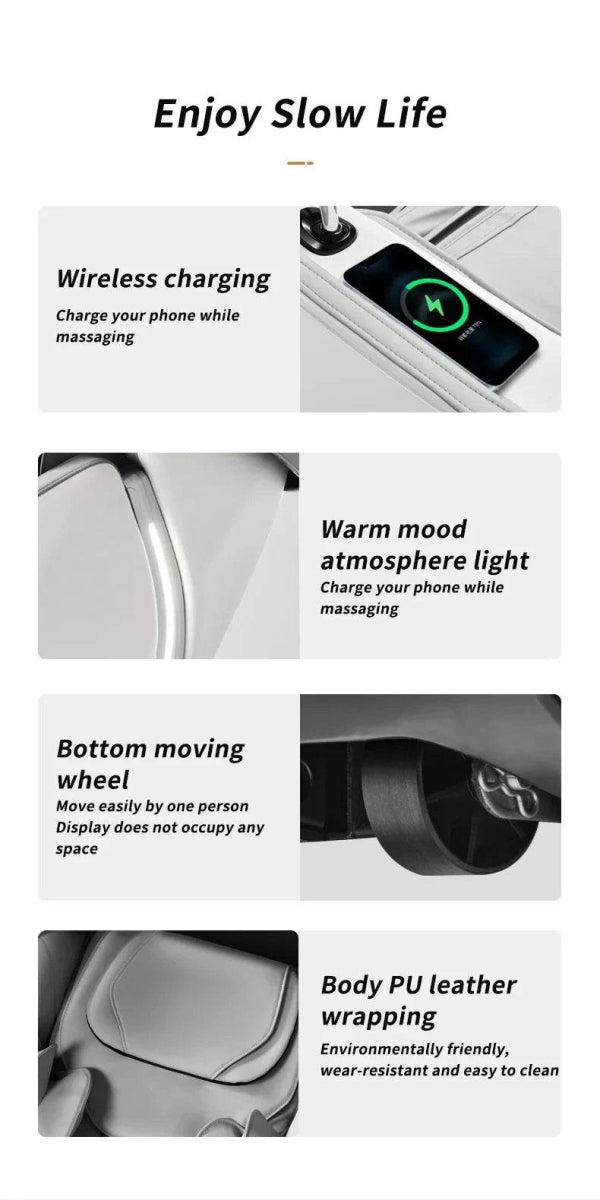 4D SL Airbag Zero Gravity Full Body Massage Chair - Omega Lifestyles