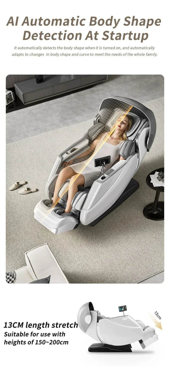 4D SL Airbag Zero Gravity Full Body Massage Chair - Omega Lifestyles