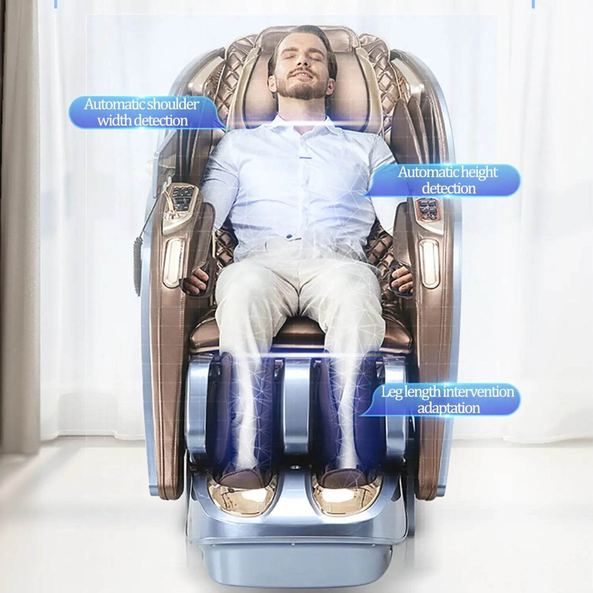 4D SL Full Body Airbag Zero Gravity Massage Chair - Omega Lifestyles