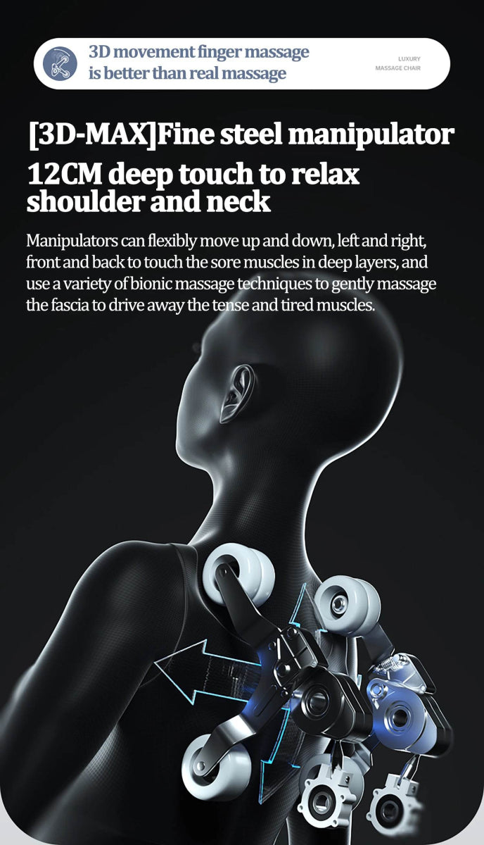 4D SL Full Body Airbag Zero Gravity Massage Chair - Omega Lifestyles