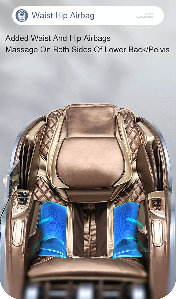 4D SL Full Body Airbag Zero Gravity Massage Chair - Omega Lifestyles