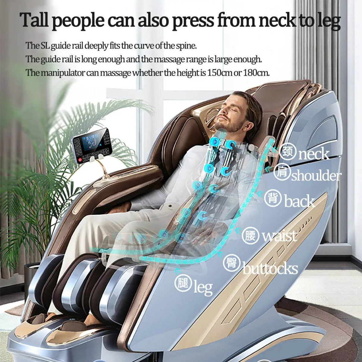 4D SL Full Body Airbag Zero Gravity Massage Chair - Omega Lifestyles