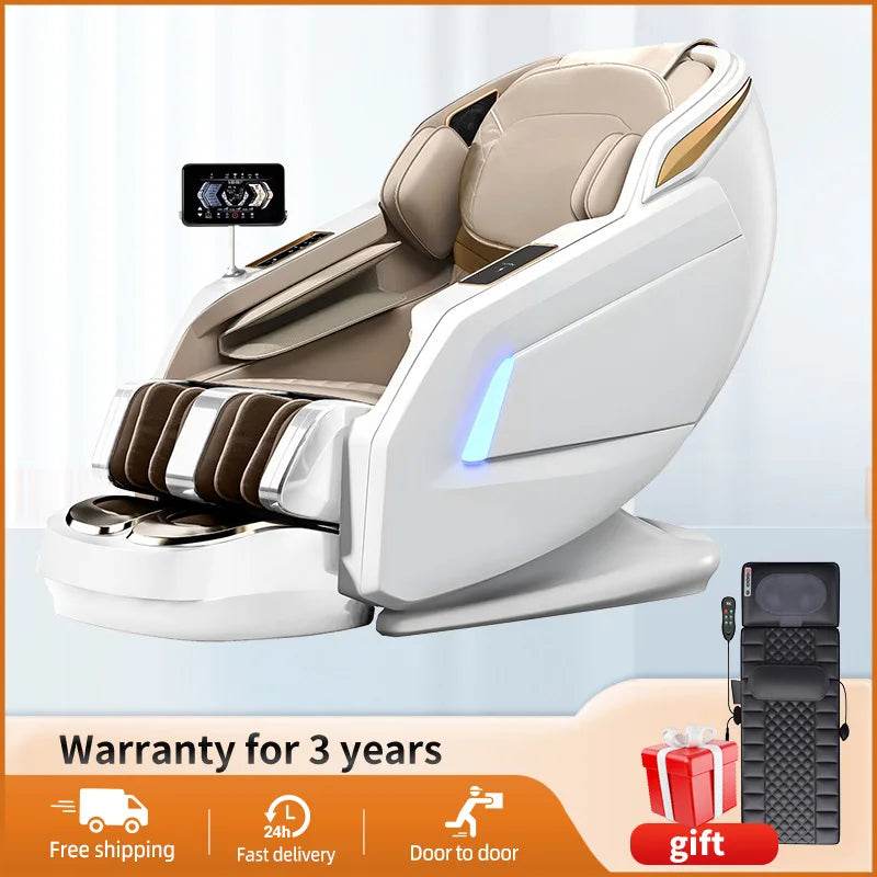 4D SL-Track Zero Gravity Full Body Air Massage Chair - Omega Lifestyles