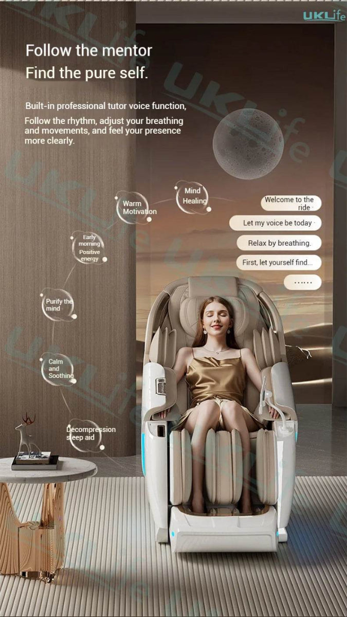 Dual-Core 4D SL-Track Zero Gravity Massage Chair - Omega Lifestyles